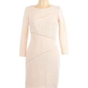 JULIA JORDAN size 10 cream knit dress in excellent condition